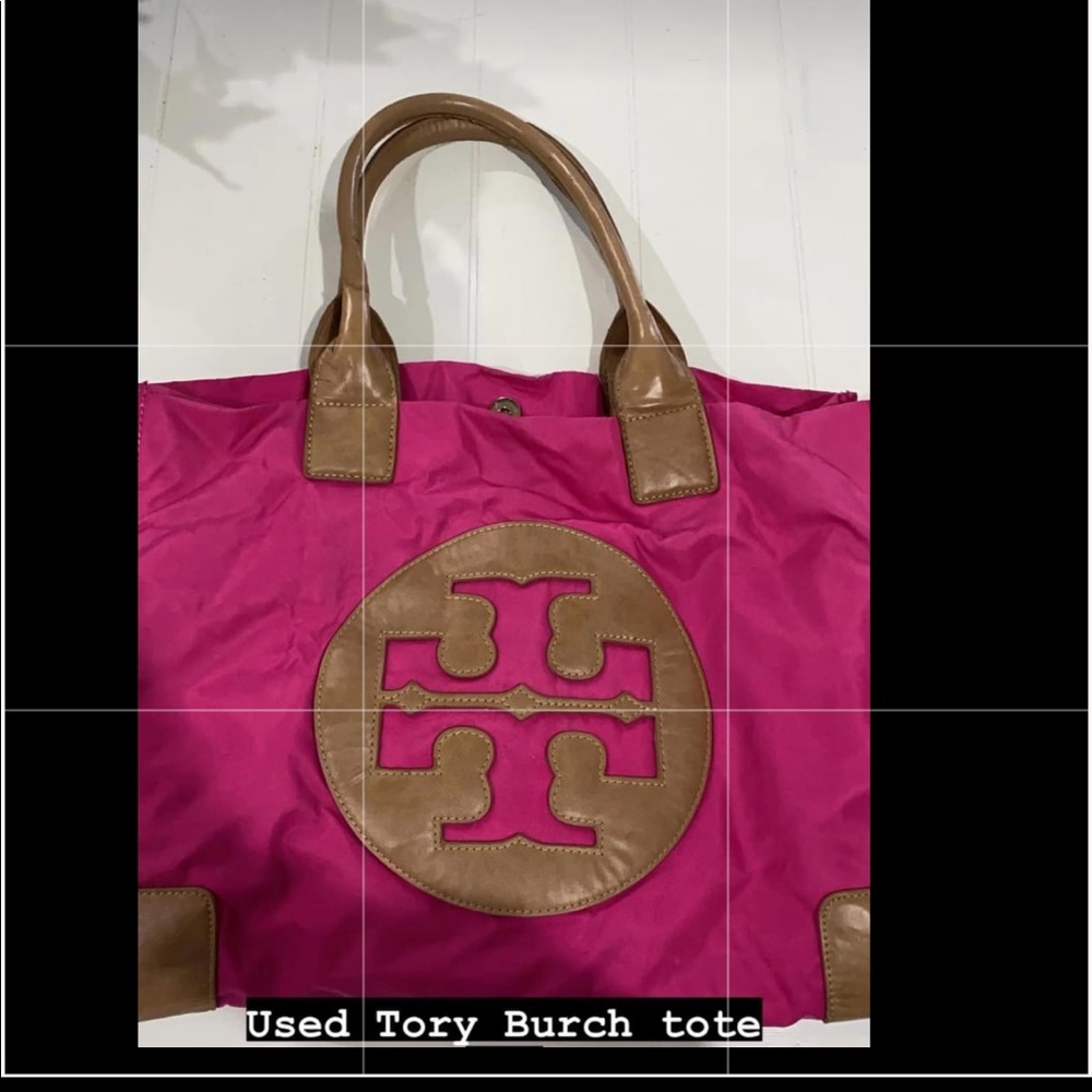 Tory Burch Ella pink tote